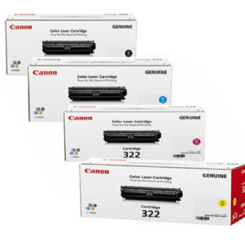 Canon Toner Cartridge 322 | 322 II BLACK/CYAN/MAGENTA/YELLOW - Zapcart Technology Qatar