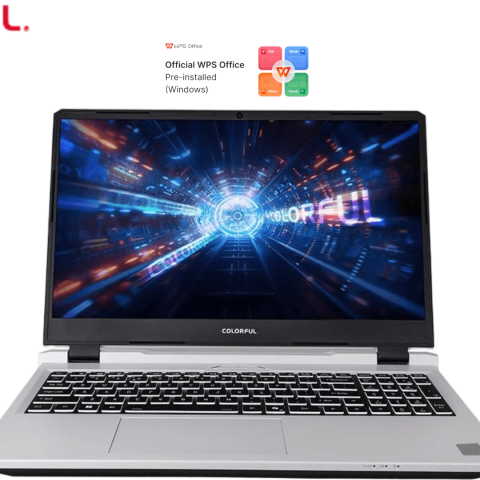 COLORFUL EVOL P15 (RTX 5050) 15.6-inch IPS FHD (1920x1080) 144Hz Cloud White (Core i5-13420H, 16GB DDR5, 512GB SSD, RTX5050 8GB, WPS, W11) - Zapcart Technology Qatar