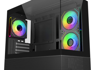 Cooler Master Elite 490 Micro ATX Case, Tempered Glass Side Panels, NO PSU - Zapcart Technology Qatar