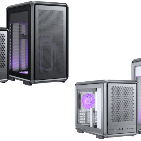 Cooler Master MasterFrame 400 Mesh (M-ATX, Mesh Front, Freeform 2.0, 1 ARGB Fan, Transformable to tower layout) - Zapcart Technology Qatar