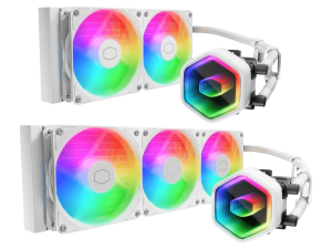Cooler Master [MasterLiquid 240 Core II/MasterLiquid 360 Core II] ARGB White CPU AIO Liquid Cooler - Zapcart Technology Qatar