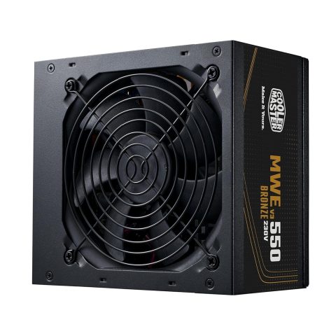 Cooler Master MWE 550 V3 Bronze ATX 3.1 Power Supply - Non Modular | 80 Plus Bronze Certified | Quite HDB Fan | DC-to-DC Circuit Design | ATX 3.1 Version | 550 Watt - Zapcart Technology Qatar