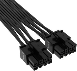 CORSAIR 12+4pin PCIe Gen 5 Type-4 600W 12VHPWR cable, flat ribbon, black (CP-8920284) - Zapcart Technology Qatar