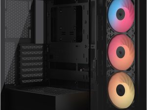 CORSAIR 3500X RS-R ARGB Mid-Tower PC Case - Black / White - Zapcart Technology Qatar