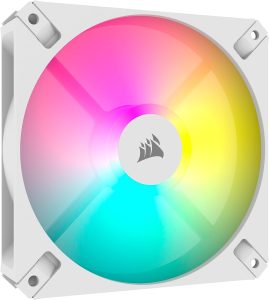 CORSAIR AR120 White, 120mm iCUE RGB Fan, ARGB-compatible, Single Pack (CO-9050168-WW) - Zapcart Technology Qatar