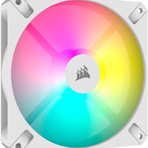 CORSAIR AR120 White, 120mm iCUE RGB Fan, ARGB-compatible, Single Pack (CO-9050168-WW) - Zapcart Technology Qatar