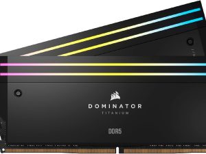Corsair Dominator Titanium RGB DDR5 DRAM Intel XMP Memory Kit — Black - Zapcart Technology Qatar
