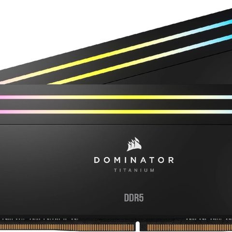 Corsair Dominator Titanium RGB DDR5 DRAM Intel XMP Memory Kit — Black - Zapcart Technology Qatar