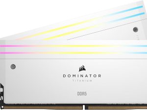 Corsair Dominator Titanium RGB DDR5 DRAM Intel XMP Memory Kit — White - Zapcart Technology Qatar