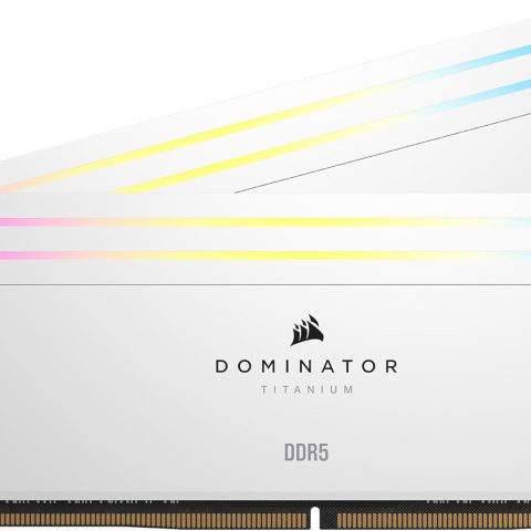 Corsair Dominator Titanium RGB DDR5 DRAM Intel XMP Memory Kit — White - Zapcart Technology Qatar