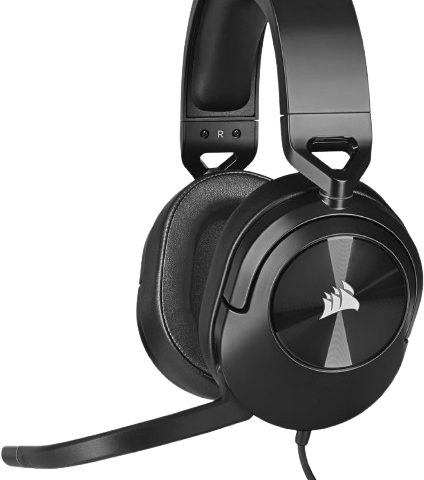 CORSAIR HS55 SURROUND Wired Gaming Headset — Carbon (CA-9011265-AP) - Zapcart Technology Qatar