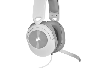 CORSAIR HS55 SURROUND Wired Gaming Headset — White (CA-9011266-AP) - Zapcart Technology Qatar