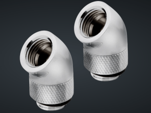 Corsair Hydro X Series 45° Rotary Adapter — (2pcs/pack) - Zapcart Technology Qatar