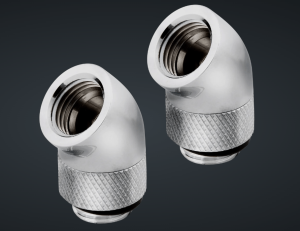 Corsair Hydro X Series 45° Rotary Adapter — (2pcs/pack) - Zapcart Technology Qatar