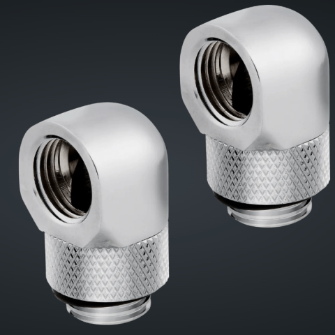Corsair Hydro X Series 90° Rotary Adapter — (2pcs/pack) - Zapcart Technology Qatar