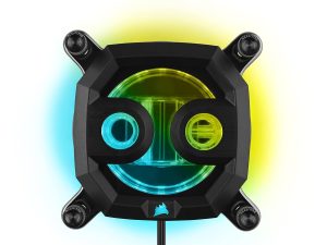 Corsair Hydro X Series XC7 RGB PRO CPU Water Block (1700/1200/AM4) — Black - Zapcart Technology Qatar