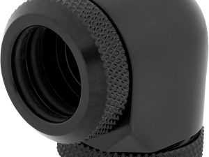 Corsair Hydro X Series XF Hardline 90° 14mm OD Fitting — Black (2pcs/pack) - Zapcart Technology Qatar