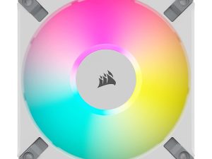 CORSAIR iCUE AF120 RGB ELITE 120mm PWM Fan with AirGuide - Single Pack - White (CO-9050157-WW) - Zapcart Technology Qatar