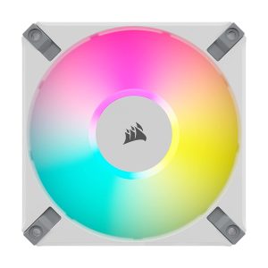 CORSAIR iCUE AF120 RGB ELITE 120mm PWM Fan with AirGuide - Single Pack - White (CO-9050157-WW) - Zapcart Technology Qatar