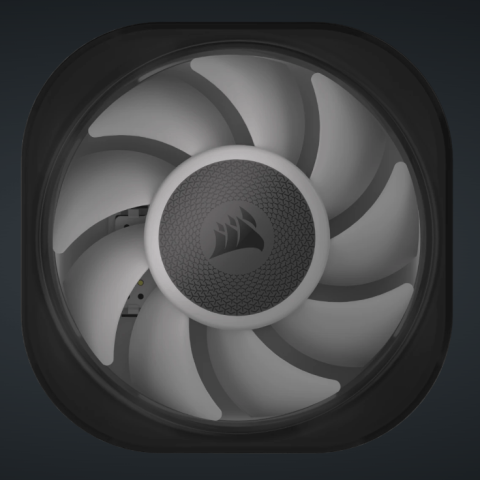 CORSAIR iCUE LINK CapSwap Module – VRM Fan - Zapcart Technology Qatar