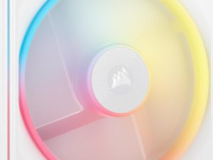 CORSAIR iCUE LINK LX120-R RGB 120mm PWM Reverse Fan - Single Expansion - White - Zapcart Technology Qatar