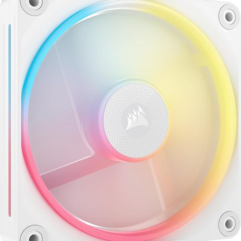 CORSAIR iCUE LINK LX120-R RGB 120mm PWM Reverse Fan - Single Expansion - White - Zapcart Technology Qatar