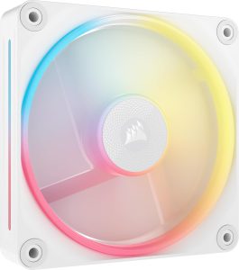CORSAIR iCUE LINK LX120-R RGB 120mm PWM Reverse Fan - Single Expansion - White - Zapcart Technology Qatar