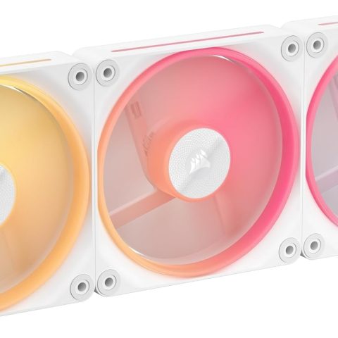 CORSAIR iCUE LINK LX120-R RGB 120mm PWM Reverse Fans - Starter Kit - White - Zapcart Technology Qatar