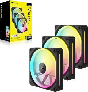 CORSAIR iCUE LINK LX120 RGB 120mm PWM Fans Starter Kit - Zapcart Technology Qatar