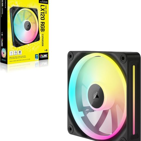 CORSAIR iCUE LINK LX120 RGB 120mm PWM Single Fan Expansion - Zapcart Technology Qatar