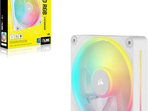 CORSAIR iCUE LINK LX120 RGB 120mm PWM Single Fan Expansion - White - Zapcart Technology Qatar