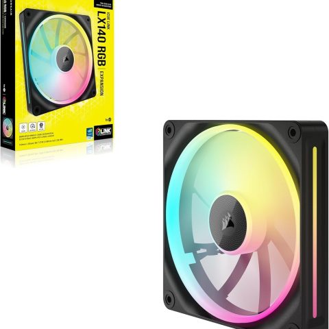 CORSAIR iCUE LINK LX140 RGB 140mm PWM Single Fan Expansion - Zapcart Technology Qatar