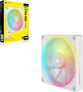 CORSAIR iCUE LINK LX140 RGB 140mm PWM Single Fan Expansion - White - Zapcart Technology Qatar