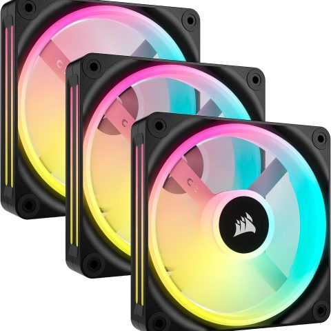 CORSAIR iCUE LINK QX120 RGB, Triple Fan Kit (Starter Kit) (CO-9051002-WW) - Zapcart Technology Qatar
