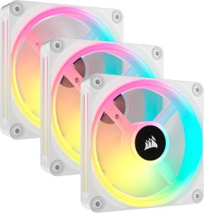 CORSAIR iCUE LINK QX120 RGB WHITE, Triple Fan Kit (Starter Kit) (CO-9051006-WW) - Zapcart Technology Qatar