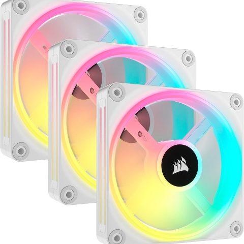 CORSAIR iCUE LINK QX120 RGB WHITE, Triple Fan Kit (Starter Kit) (CO-9051006-WW) - Zapcart Technology Qatar
