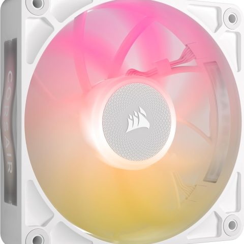 CORSAIR iCUE LINK RX120 RGB MAX White, 120mm PWM Thick Fan, Single Fan - Zapcart Technology Qatar