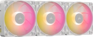 CORSAIR iCUE LINK RX120 RGB MAX White, 120mm PWM Thick Fan, Triple Fan (Starter Kit) - Zapcart Technology Qatar