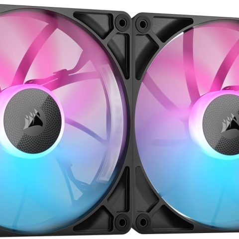 CORSAIR iCUE LINK RX140 RGB, 140mm RGB Fan, Dual Fan Kit (Starter Kit) - Zapcart Technology Qatar