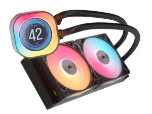 CORSAIR iCUE LINK TITAN 240 RX LCD AIO, 240mm Radiator, Liquid CPU Cooler - Zapcart Technology Qatar