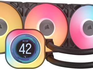 CORSAIR iCUE LINK TITAN 360 RX LCD AIO, 360mm Radiator, Liquid CPU Cooler - Zapcart Technology Qatar