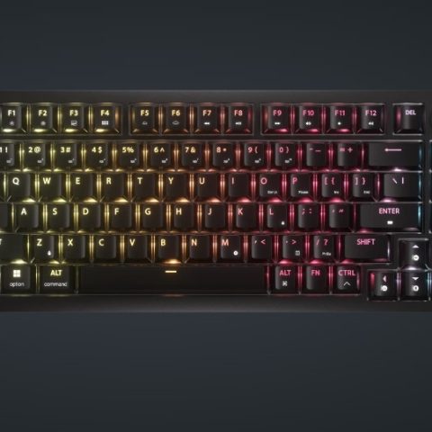 CORSAIR K65 PLUS Wireless 75% RGB Mechanical Keyboard, MLX Fusion (Tactile) - Zapcart Technology Qatar