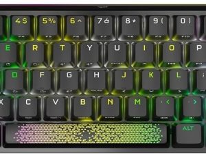 CORSAIR K70 PRO MINI WIRELESS 60% Mechanical CHERRY MX Red Switch Keyboard with RGB Backlighting - Black (CH-9189010-NA) - Zapcart Technology Qatar