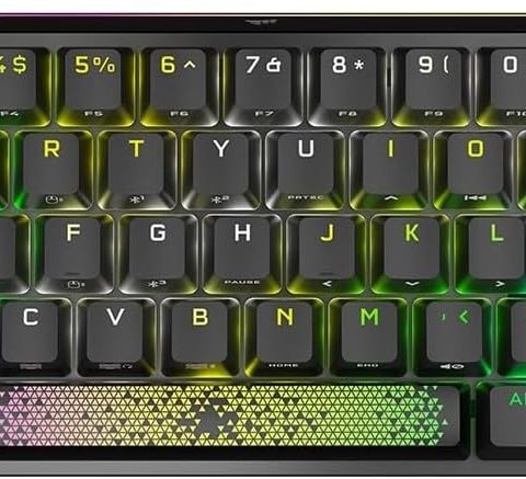 CORSAIR K70 PRO MINI WIRELESS 60% Mechanical CHERRY MX Red Switch Keyboard with RGB Backlighting - Black (CH-9189010-NA) - Zapcart Technology Qatar