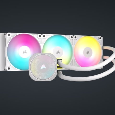 CORSAIR NAUTILUS 360 RS ARGB White, 360mm Radiator, Liquid CPU Cooler - Zapcart Technology Qatar