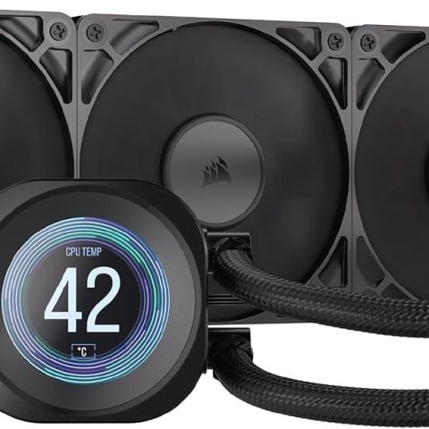 CORSAIR NAUTILUS 360 RS LCD Liquid CPU Cooler - Zapcart Technology Qatar