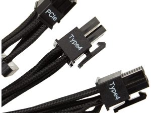 CORSAIR Premium Individually Sleeved 12+4pin PCIe Gen 5 12VHPWR 600W cable, Type 4, BLACK (CP-8920331) - Zapcart Technology Qatar