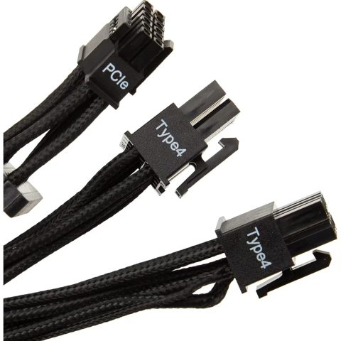 CORSAIR Premium Individually Sleeved 12+4pin PCIe Gen 5 12VHPWR 600W cable, Type 4, BLACK (CP-8920331) - Zapcart Technology Qatar