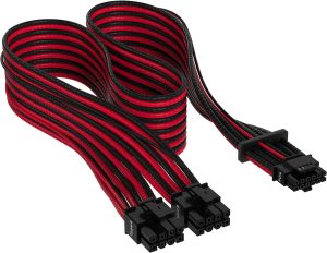 CORSAIR Premium Individually Sleeved 12+4pin PCIe Gen 5 12VHPWR 600W cable, Type 4, RED/BLACK (CP-8920334) - Zapcart Technology Qatar