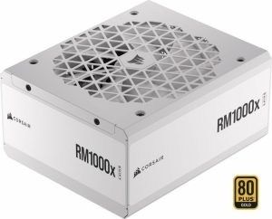 CORSAIR RMx Shift White Series, RM1000x Shift White, 1000 Watt, 80 PLUS GOLD, Fully Modular Power Supply - Zapcart Technology Qatar